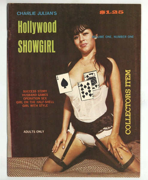 Charles Julian's Hollywood Showgirl 1960 Nude Women 64pg Pinup Magazine M10377