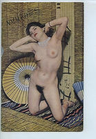NYMPHES German Vintage Pin-Up Magazine 1950 Nude Female Model Girlie