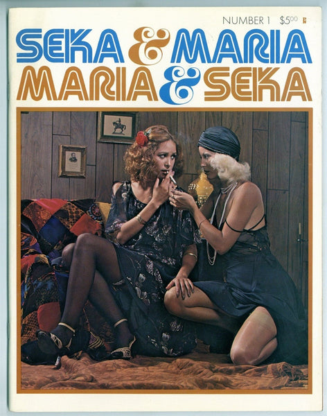 Seka & Maria #1 Parliament 1979 All Seka And Friend 48pg All Color Girlie Action M21566