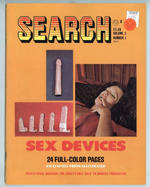 Search 1973 Special On Sex Devices 48pg Capri Press Magazine Hippie Women Sexual Toys M21622