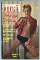 Quickie V1 #1 Parliament 1962 Elmer Batters 96pg Gorgeous Solo Females Leggy Legs Stockings M21675