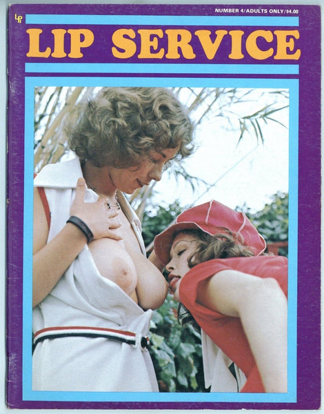 Lip Service #4 Fall 1975 Christine DeShaffer Serena 48pg Biker Chicks Lesbian Hippies M21713