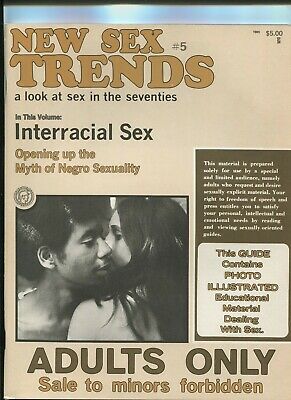 Interracial Vintage Fucking - New Sex Trends #5 Vintage 1972 Magazine 68pg Hot Interracial Sex Hipp â€“  oxxbridgegalleries