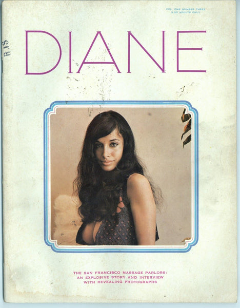 Diane V1 #3 Commodore 1971 Times Square Sex Business 56pg Hippies M21786