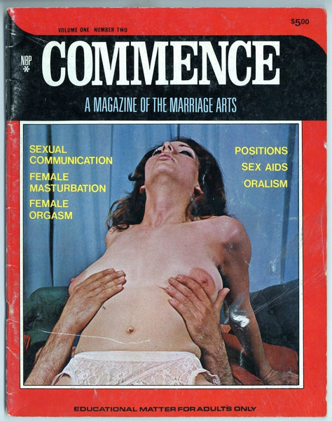 Commence V1 #2 NBP Pub 1974 Hot Hippie Couples Women 64pg Hard Sex M21806