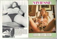 Maiden Heads #4 Love Publications 1977 Hairy Hippie Women 84pg Big Boobs Solo Females M21839