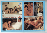 Cinema Blue V5 #4 Hudson News April 1988 Barbii 21p W/Poster Keisha 84pg Amber Lynn Danielle Shenna Horne M21920