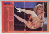 Cinema Blue V5 #4 Hudson News April 1988 Barbii 21p W/Poster Keisha 84pg Amber Lynn Danielle Shenna Horne M21920