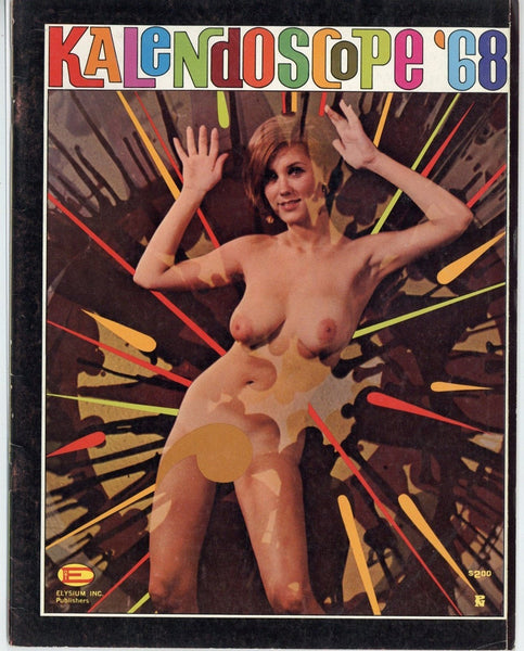 Kaleidoscope 1968 Calendar Psychedelic Candee Earle Hippie Women Candy Earl M21926