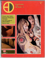 Exposure & Design #3 Elysium Publishing 1969 Andre de Dienes 56pg Psychedelic Erotica M21948