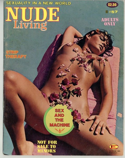 Nude Living #57 Elysium Inc Publishing 1970 John Holmes 52pg Gorgeous Sexy Photos M21979