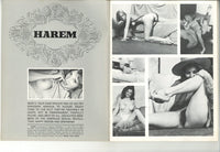 Harem #3 Uschi Diggard 1971 Marquis Sultry Hairy Females 44pg Big Boobs M21994