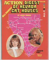 Action Digest Of Nevada Cat Houses #1 Explicit Nevada Brothel Directory 1981 Prostitutes Whorehouse 36pg Brothel M21277