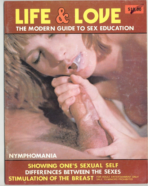 Life & Love #1 The Modern Guide To Sex Education Vintage 1978 Hardcore Hippie Sex 44pg M21313