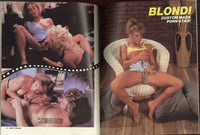 Adult Cinema Review Christy Canyon, Fallon, Bunny Bleu 6p Blondie Bee 12p Jan 1989 Adult Movie Review Pub 98pg M22081