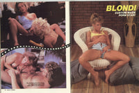 Adult Cinema Review Christy Canyon, Fallon, Bunny Bleu 6p Blondie Bee 12p Jan 1989 Adult Movie Review Pub 98pg M22081