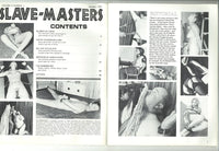 Slave-Masters V6 #1 Eros Goldstripe 1975 Delta Publishing 64pg Vintage BDSM Magazine M22126