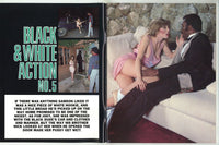 Black & White Acton #5 VOF Visions Of Fantasy 1980 Interracial BBC 32pg MFM Hardcore Sex M22144