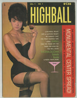 Highball Vol 1#1 Bouffant Hair 1963 Parliament 84pg w/Poster Stockings Legs