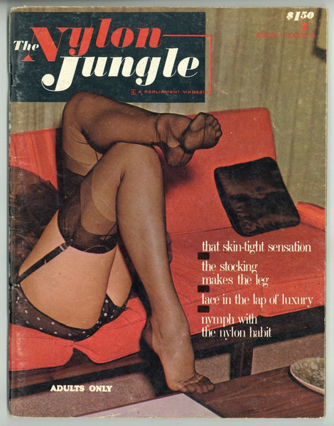 Elmer Batters 1963 Nylon Jungle Vol 1 #4 Parliament 8-0pg Stockings Legs M9238