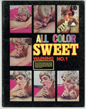 All Color Sweet #1 Golden State News 1974 Hard Hippie Erotica 32pg Interracial Sex Threesomes M22226