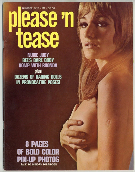 Please 'N Tease #1 MT Publishing Corp 1969 Solo Females 64pg Big Bouffant Beehive Hair M22250