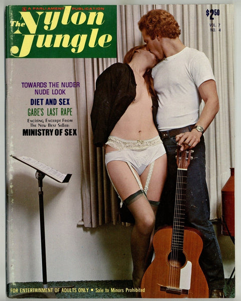 The Nylon Jungle V7 #4 Parliament 1970 Elmer Batters 72pg Stockings Legs Heels Hippies M22257