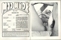 Mod Nude #1 Psychedelic Outlaw Bikers 1969 Beatnik Hippie Modern Nudist Associates Sex 60pg M22261