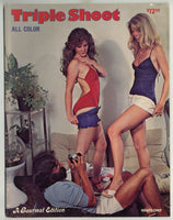 Triple Shoot V1 Gourmet 1982 Hillary Summers Threesome Group Sex 36pg Hardcore FFM Leggy Women M22292