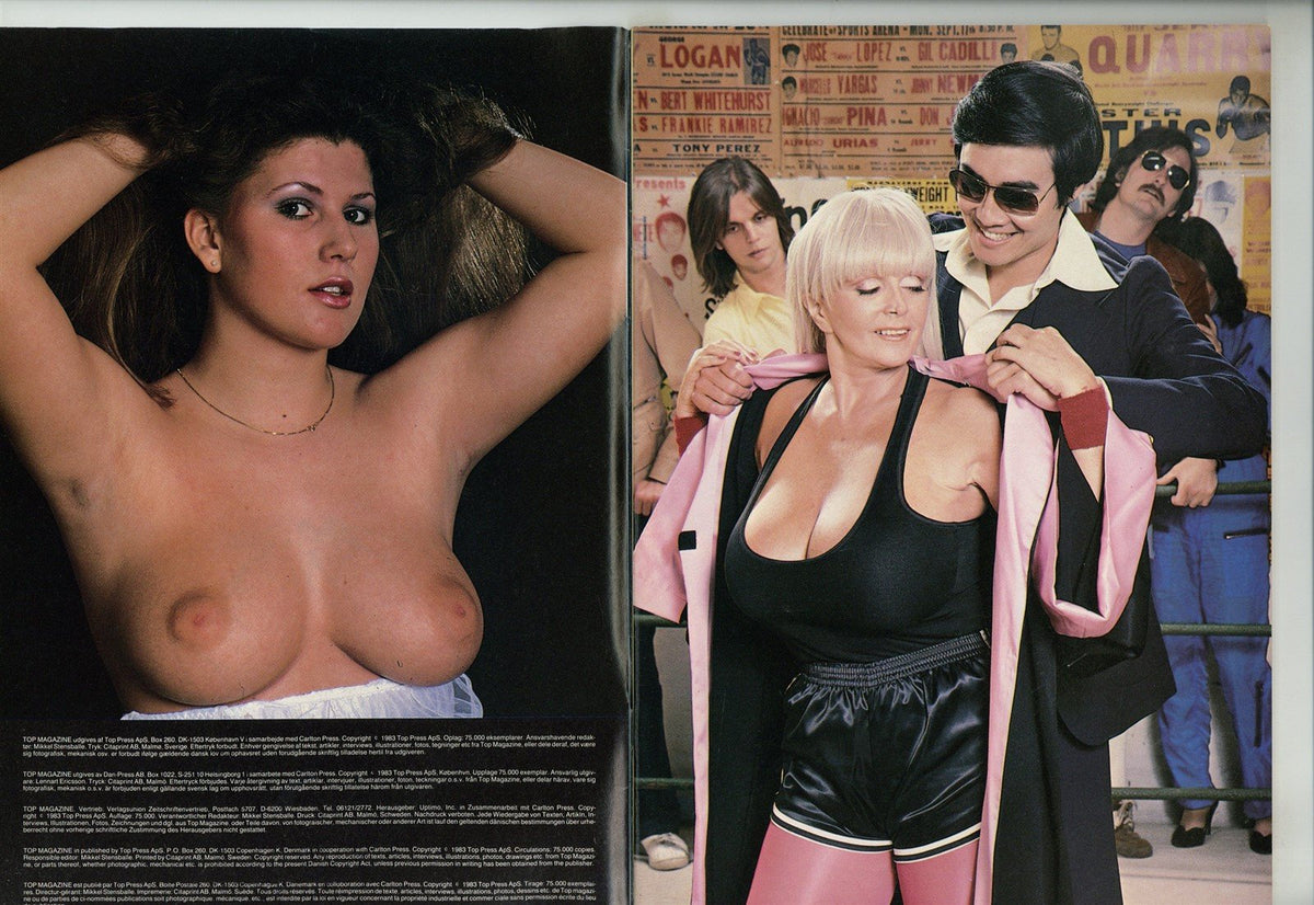 International Top Magazine #6 Candy Samples Wrestling 1984 All Big Boo –  oxxbridgegalleries