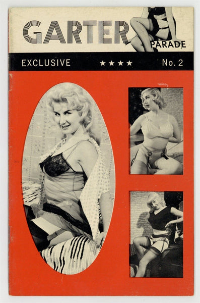 Garter Parade #2 Vintage 1960 Pin Up Magazine 36pg Busty Women Lingerie M22389