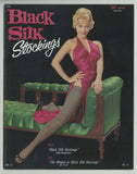 Black Silk Stockings 1960 Elmer Batters Cover 48pg Nylon Heels Long Legs M9673