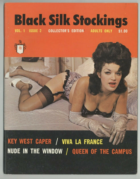 Black Silk Stockings 1962 Elmer Batters 72pg Nylon Stockings High Heels M9687