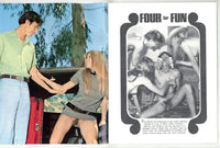 Four For Fun #1 Marquis 1969 Hippies Group Sex Lesbians 64pg Hairy Females M22508