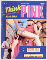 Think Pink #1 Vintage 1980 All Color Hard Sex 36pg Hot Women Hardcore M22521