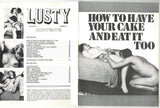 Lusty V1#1 Delta/ Eros Goldstripe 1974 Satanic Sex Devil Porn 64pg Group Sex M22527