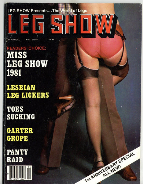 Leg Show V1#8 Elmer Batters 1981 Hudson Communications 100pg Lesbians Leggy Women M22544