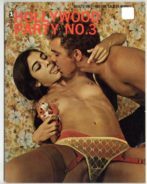 Hollywood Party #3 Golden State News 1971 Hippies Lesbians Group Sex FFM 64pg M22550