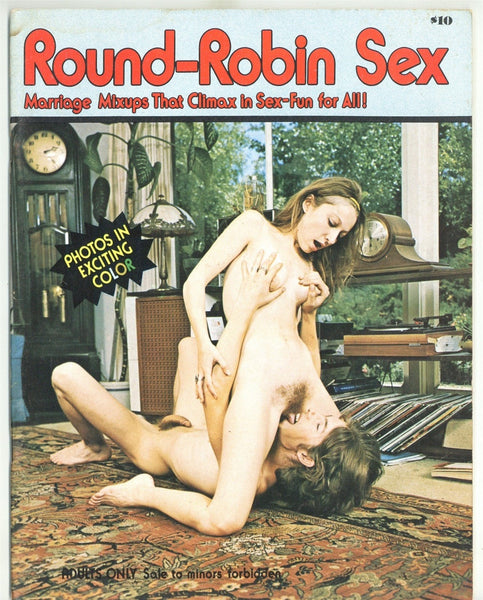 Round-Robin Sex #1 Vintage 1976 Group Sex Swingers 48pg Hairy Hippies M22559