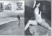 The Seven Days Of Dawn #1 Marquis 1970 Smoking Hot Brunette 64pg M22585