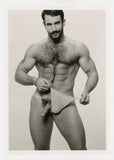 Steve Kelso 1994 Colt Studio/Jim French 5x7 Handsome Beefcake Hunk Hairy Chest Tattoo Vintage Nude J9609