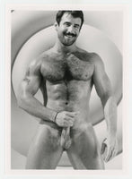 Steve Kelso 1994 Colt Studio/Jim French 5x7 Gorgeous Beefcake Hairy Chest Tattoo Gay Physique Photo J9610