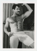 Steve Kelso 1994 Colt Studio/Jim French 5x7 Tight Pants Beefcake Hairy Chest Gay Physique Vintage Nude J9614