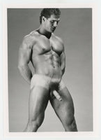 Erik King 1994 Colt Studio/Jim French Gorgeous Beefcake Hunk 5x7 Muscular Gay Physique Photo J9618