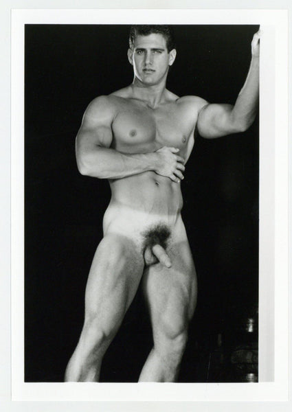 Erik King 1994 Colt Studio/Jim French Gorgeous Buff Beefcake Handsome 5x7 Muscular Gay Physique Photo J9619