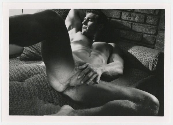 Erik King 1994 Colt Studio/Jim French Sexy Relaxed Beefcake 5x7 Muscular Gay Physique Photo J9624