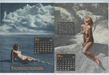 Nudist Calendar 1960 American Nudist Pub 16pg Solo Women M22636