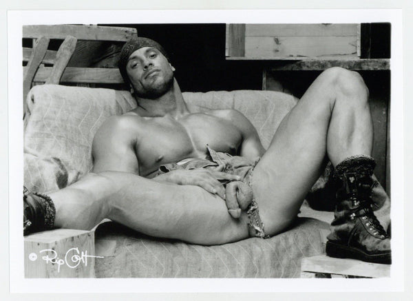 Matt Horner 1997 Colt Studios Jim French 5x7 Gorgeous Beefcake Work Boots Gay Physique RIP Colt J9671