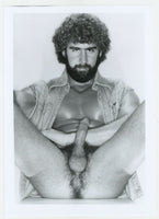 Chad Hazzard Colt Studio 1986 Teddy Bear Beefcake 5x7 Handsome Hairy Hunk Jim French J9729