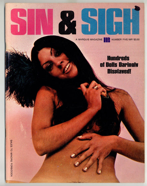 Sin & Sigh #5 Marquis Publishing 1970 Solo Women 64pgs Stockings Boobs M22673